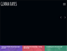 Tablet Screenshot of gemmahayes.com